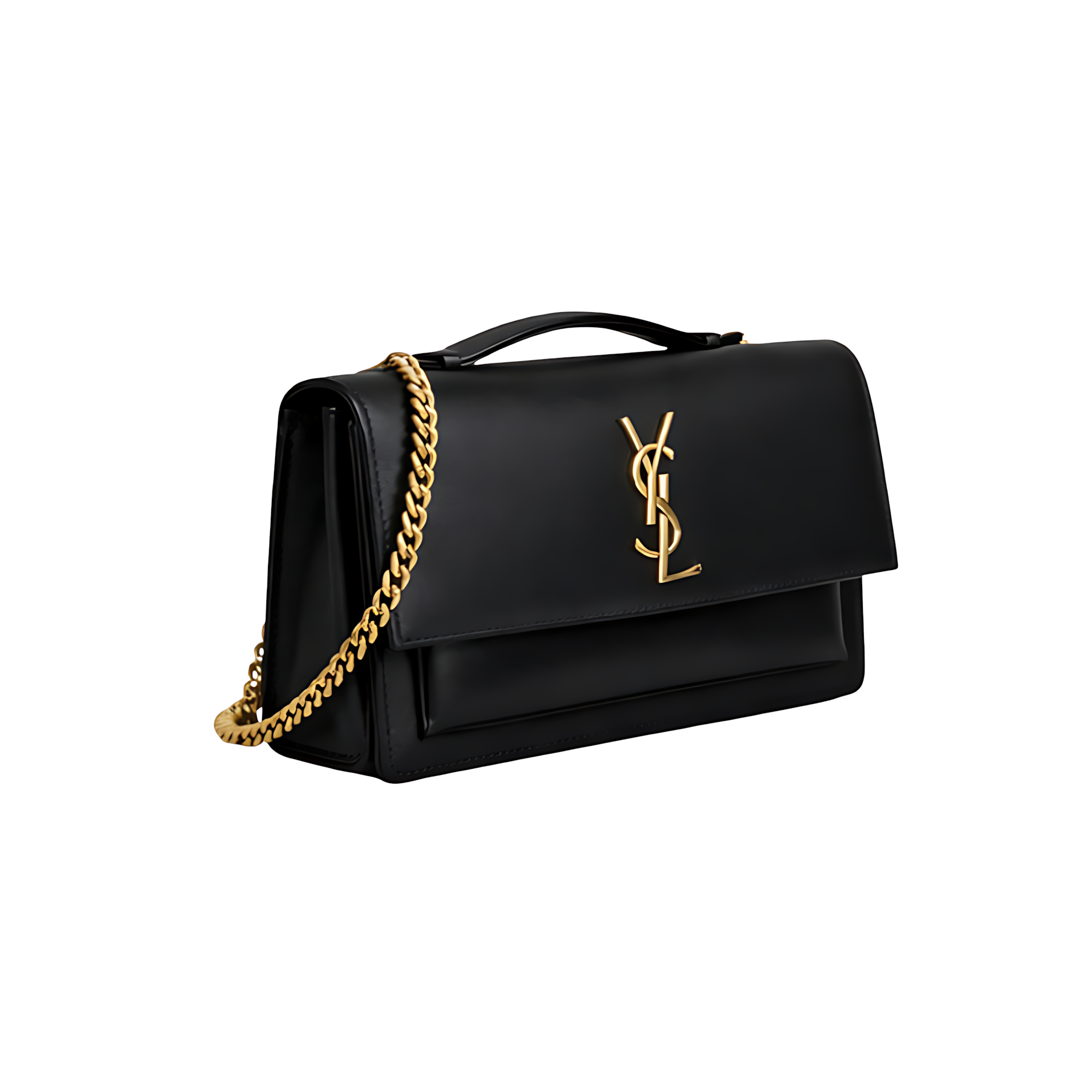Saint Laurent Bag | Sunset Bag Crocodile-Embossed Calfskin Leather