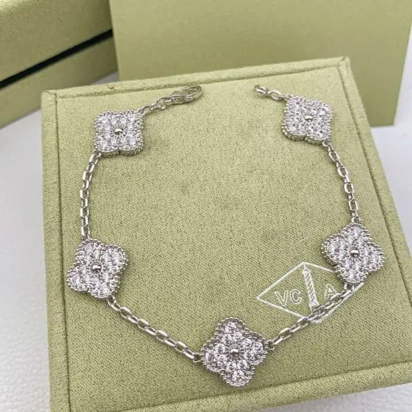 Van Cleef & Arpels Jewelry | Alhambra Bracelet Collection Trio