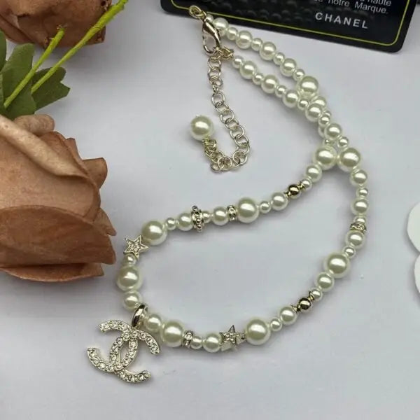 Chanel Jewelry | Brooch Crystal Lettering CC Logo