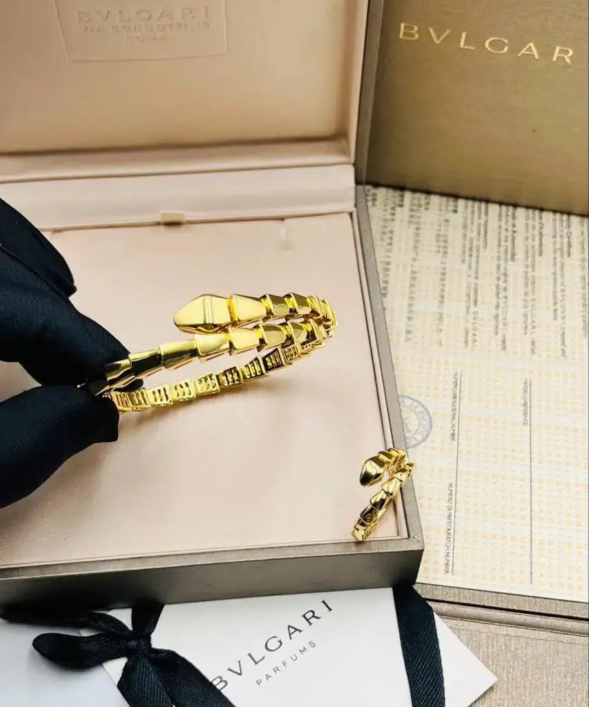 Bvlgari Jewelry | 18k Yellow Gold Serpenti Viper Bracelet