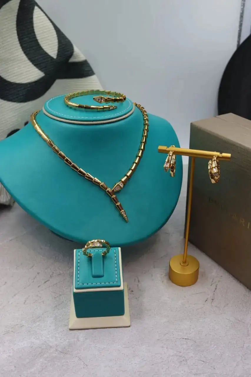 Bvlgari Jewelry | 18k Yellow Gold jewelry Set
