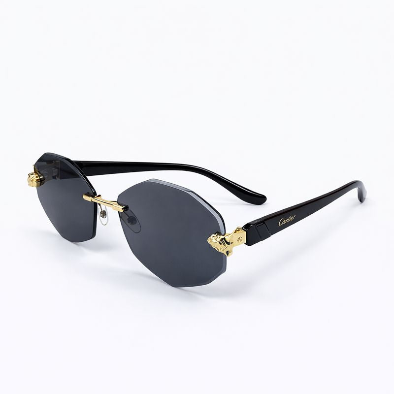Cartier | Retro Round Frame Sunglasses