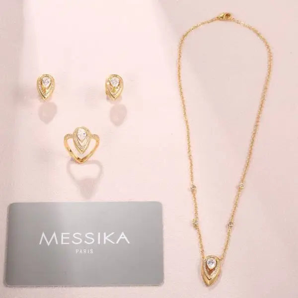 Messika Jewelry | Move Uno Pave Vertical White Gold Full Diamonds