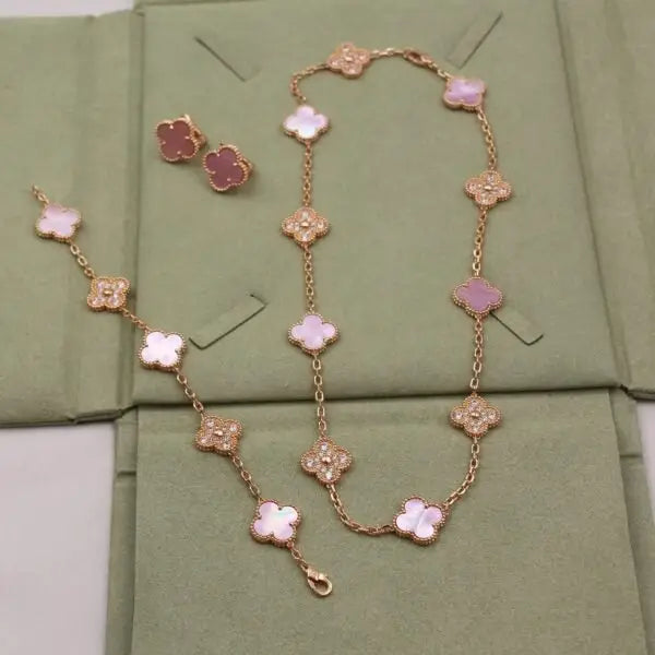 Van Cleef & Arpels Jewelry | Bracelet Silver Pink Pearl