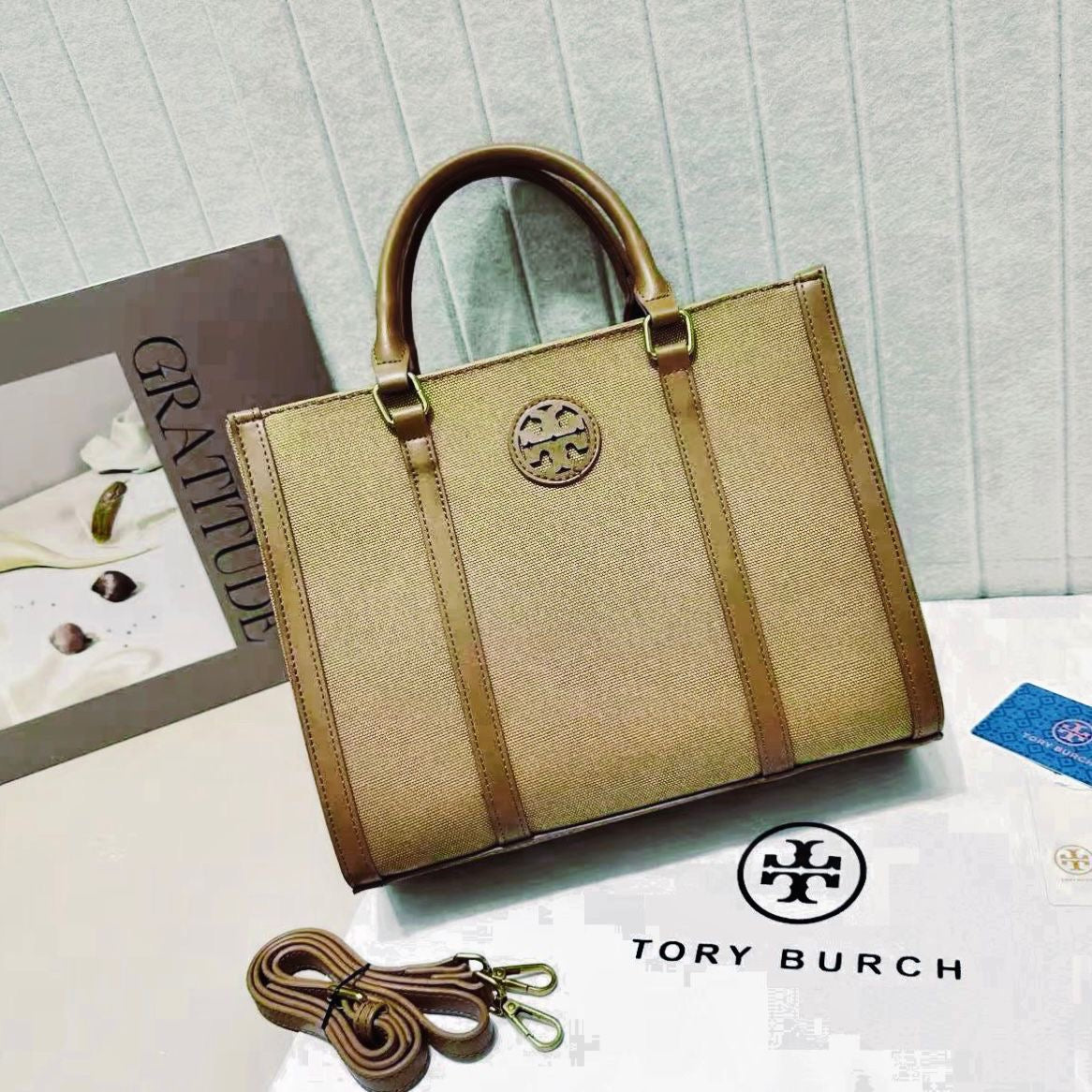 Tory Burch Bag | Blake Canvas Small Tote