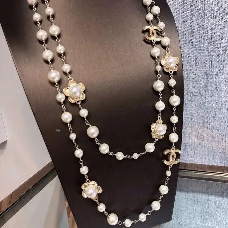 Chanel Jewelry | CC Logo Multi Stone Brooch Set Gold Finish