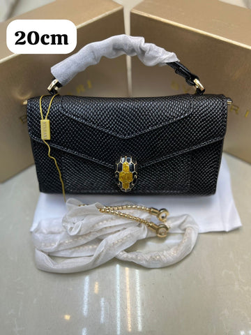 Bvlgari Bag Serpenti Forever Leather Phone Case