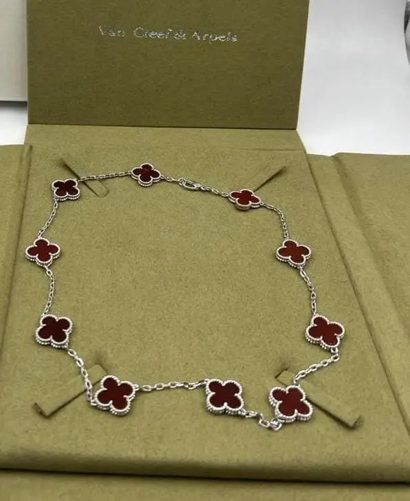 Van Cleef & Arpels Jewelry | Alhambra Red Clover Jewelry Set