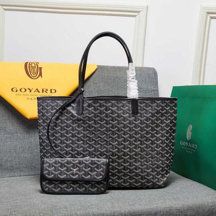 Goyard Bag | Saint Louis PM Black Tan