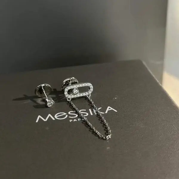 Messika Jewelry | Uno Drop Pendant White Gold Diamonds