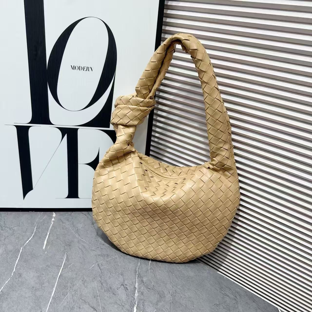 Bottega Veneta Bag | Jodie Intrecciato Lambskin Porridge