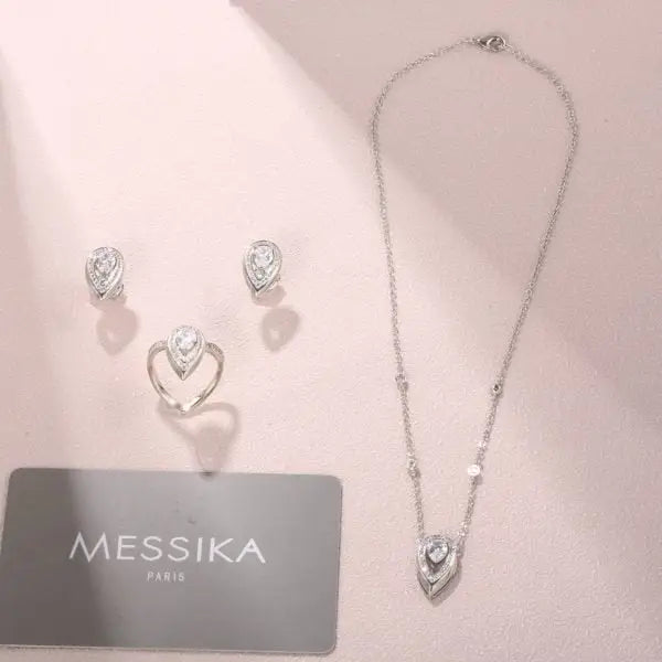 Messika Jewelry | Move Uno Pave Vertical White Gold Full Diamonds