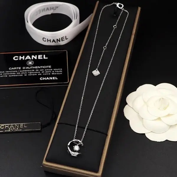 Chanel Jewelry | Comète Geode Pendant Necklace White Diamond