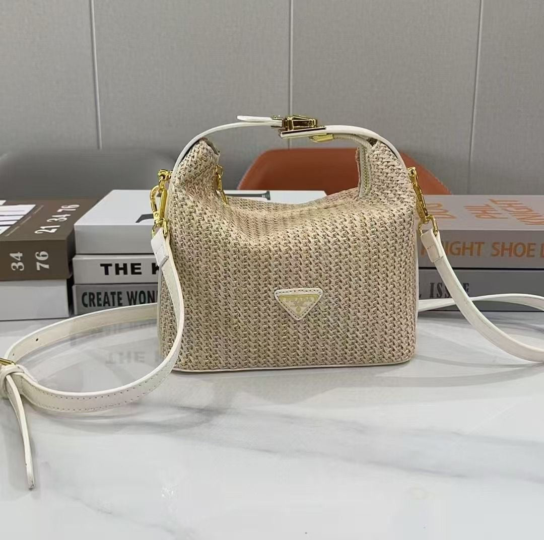 Prada Bag | Raffia Shoulder Bag