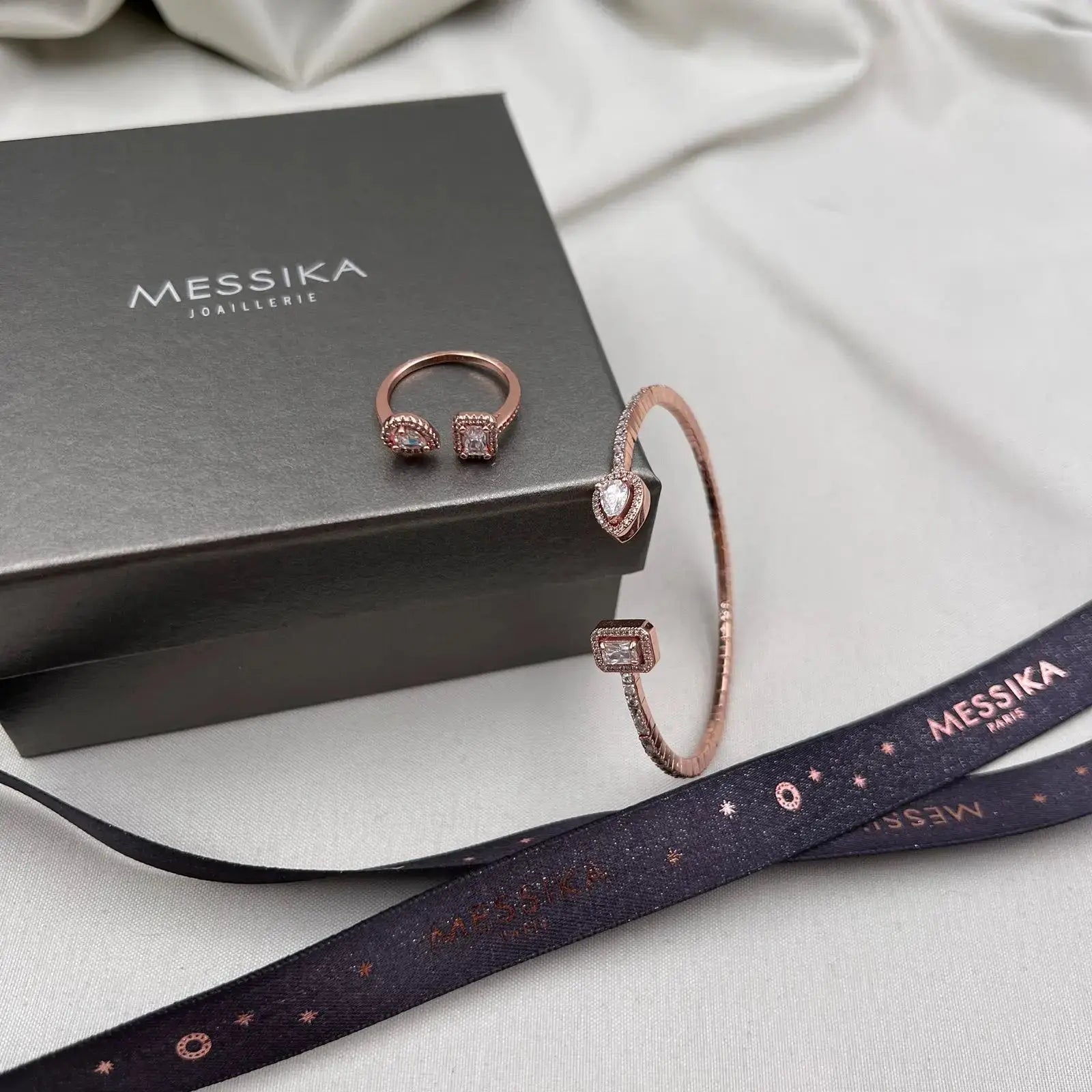 Messika Jewelry | Moi Jewelry Set Rose Gold Diamonds