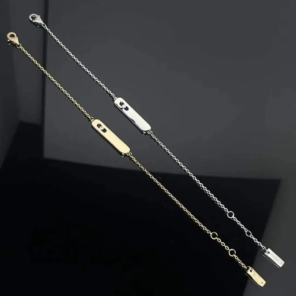Messika Jewelry | Uno Multi Row Yellow Gold Diamonds