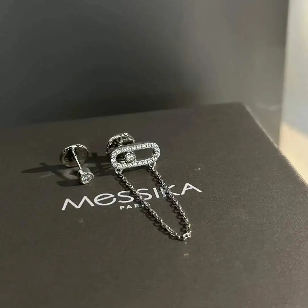 Messika Jewelry | Uno Drop Pendant White Gold Diamonds