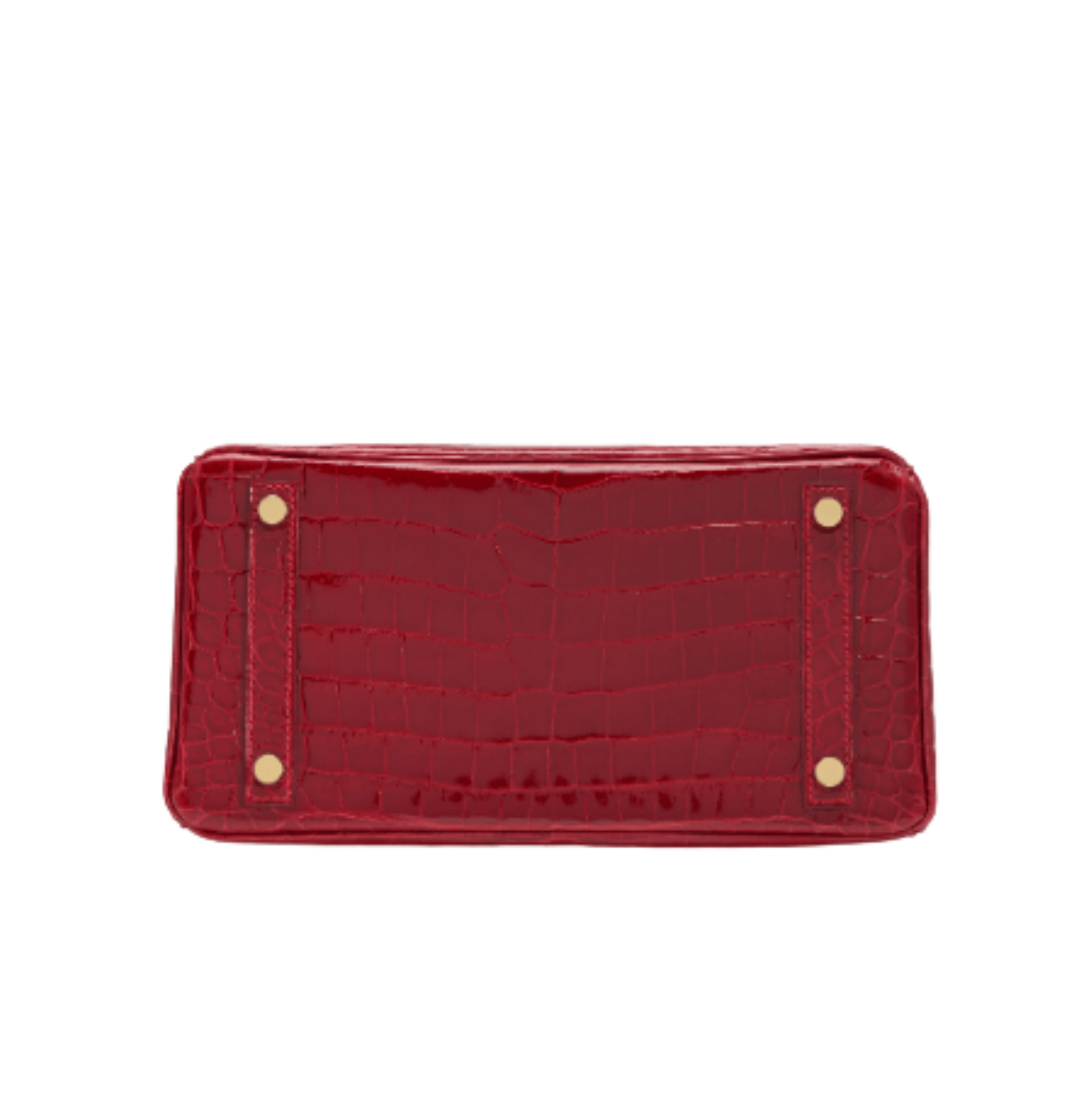 Hermès Bag | Birkin 30 Handbag Made From Shiny Niloticus Crocodile Leather In The Deep Red Color