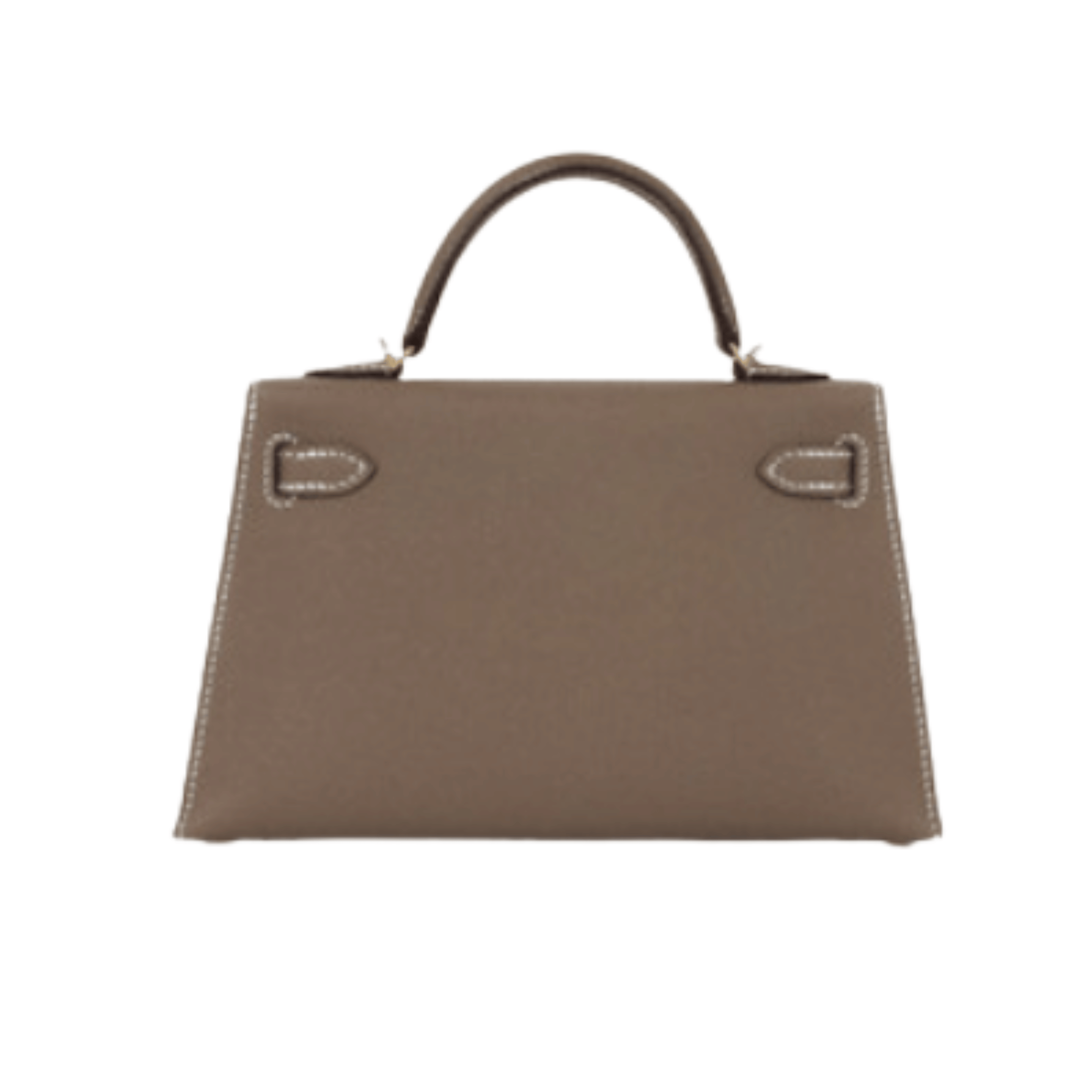 Hermès Bag | Kelly Mini Ii Sellier Bag In Etoupe Epsom Leather With Gold Hardware.