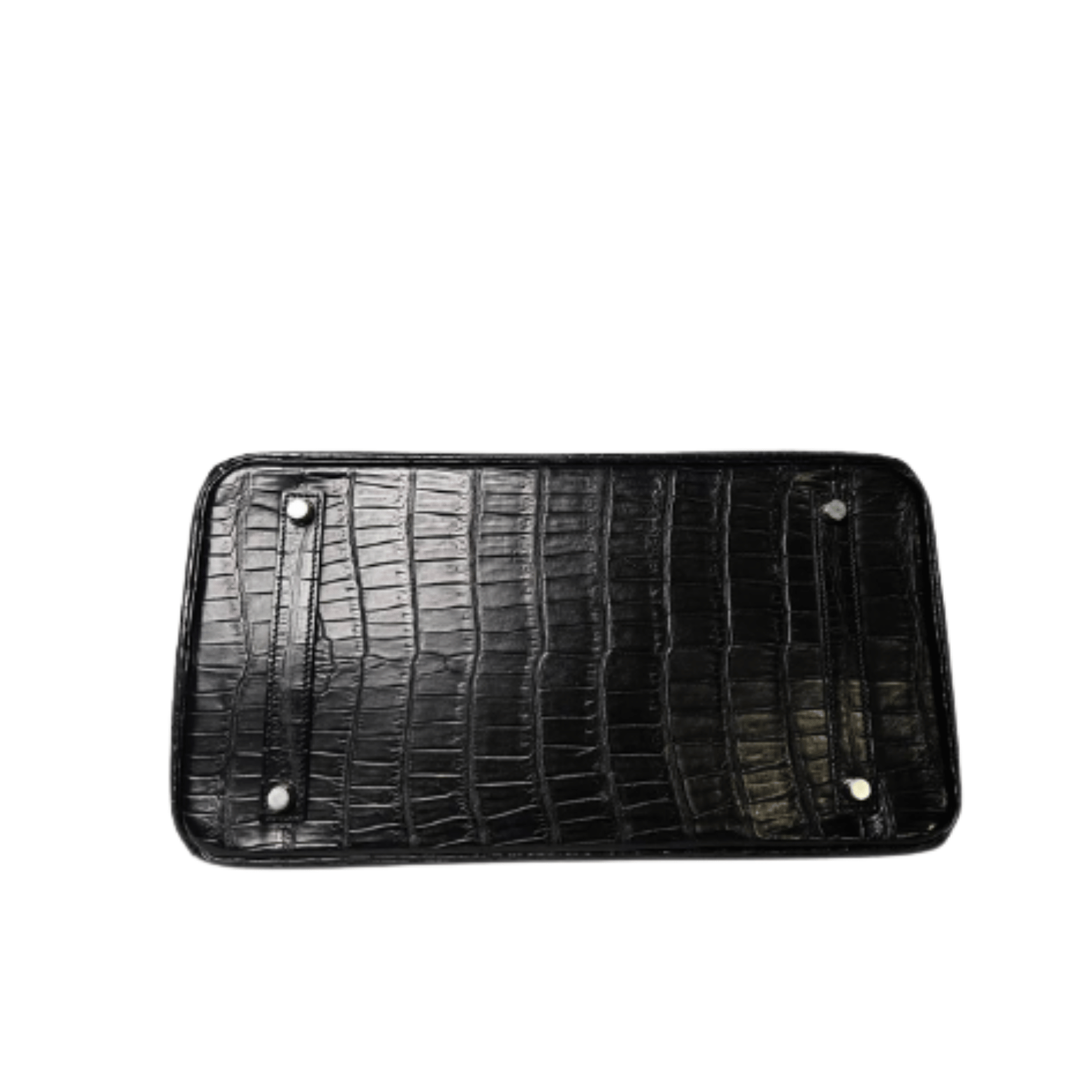 Hermès Bag | Birkin Handbag Made From Shiny Black Crocodile Skin.