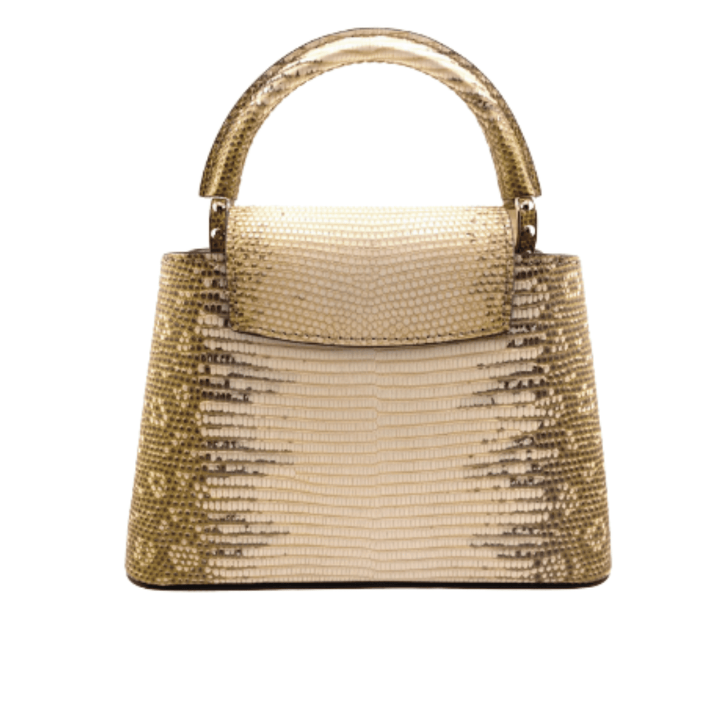 Louis Vuitton Bag | Ćapucines Gold Snake Skin